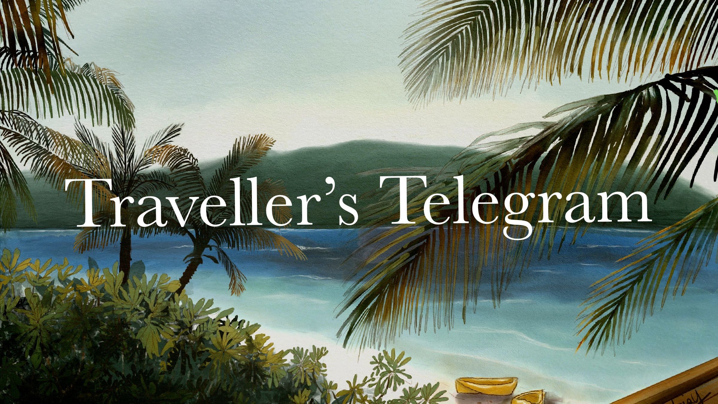 The Traveller's Telegram header