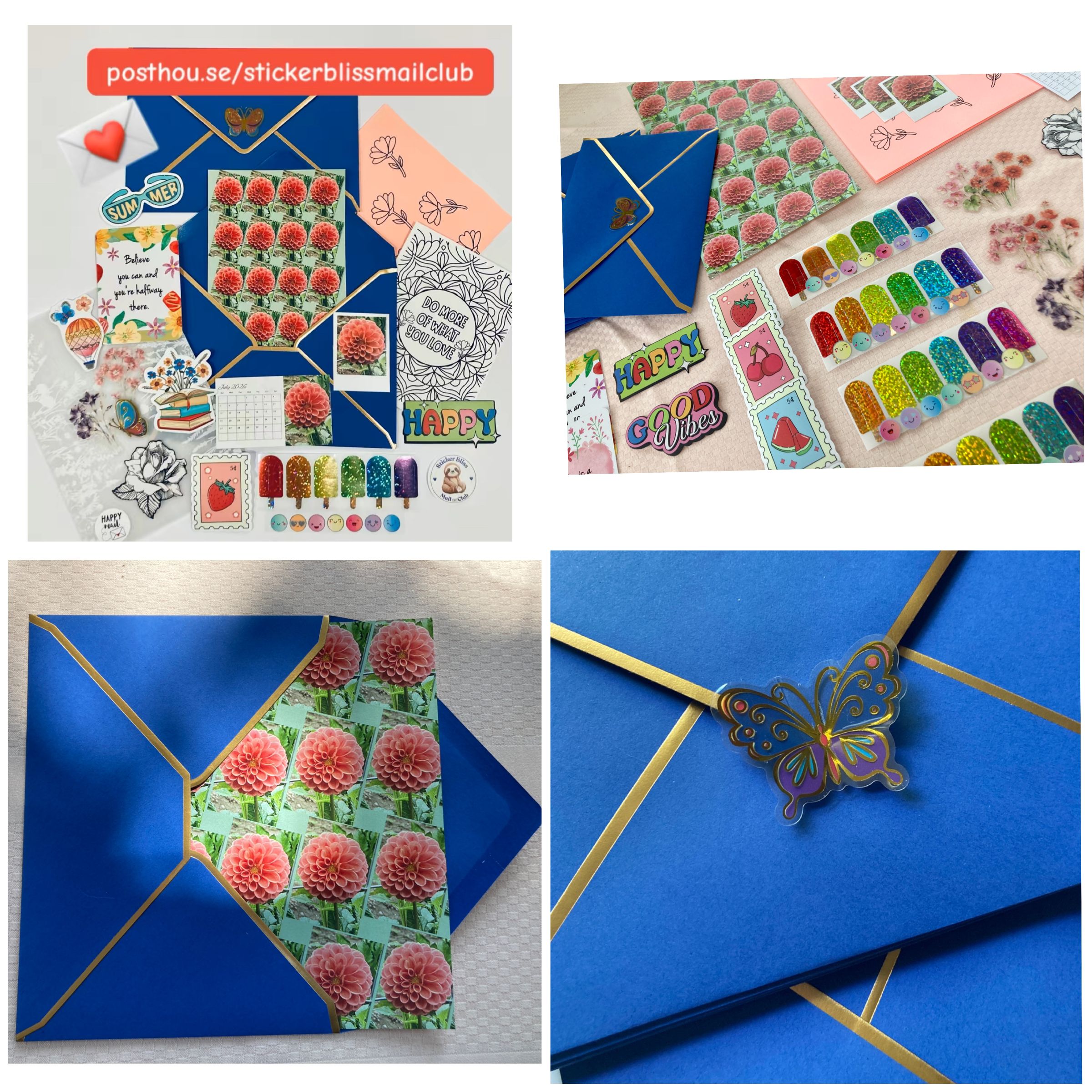 Paper & Sticker Bliss Mail Club preview