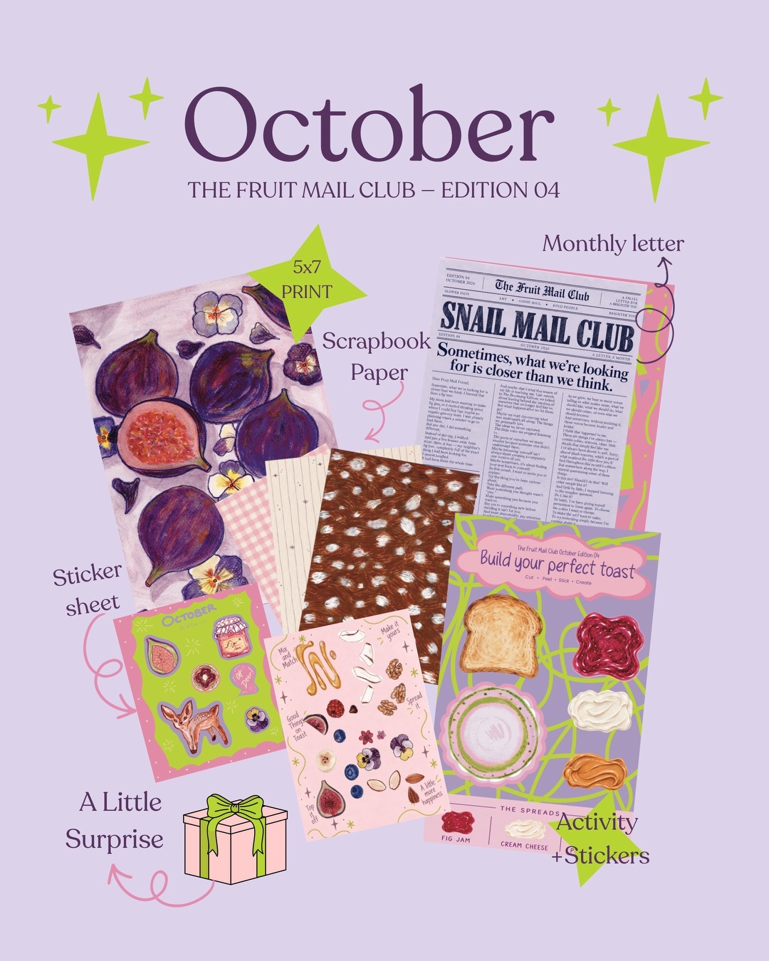 The Fruit Mail Club header