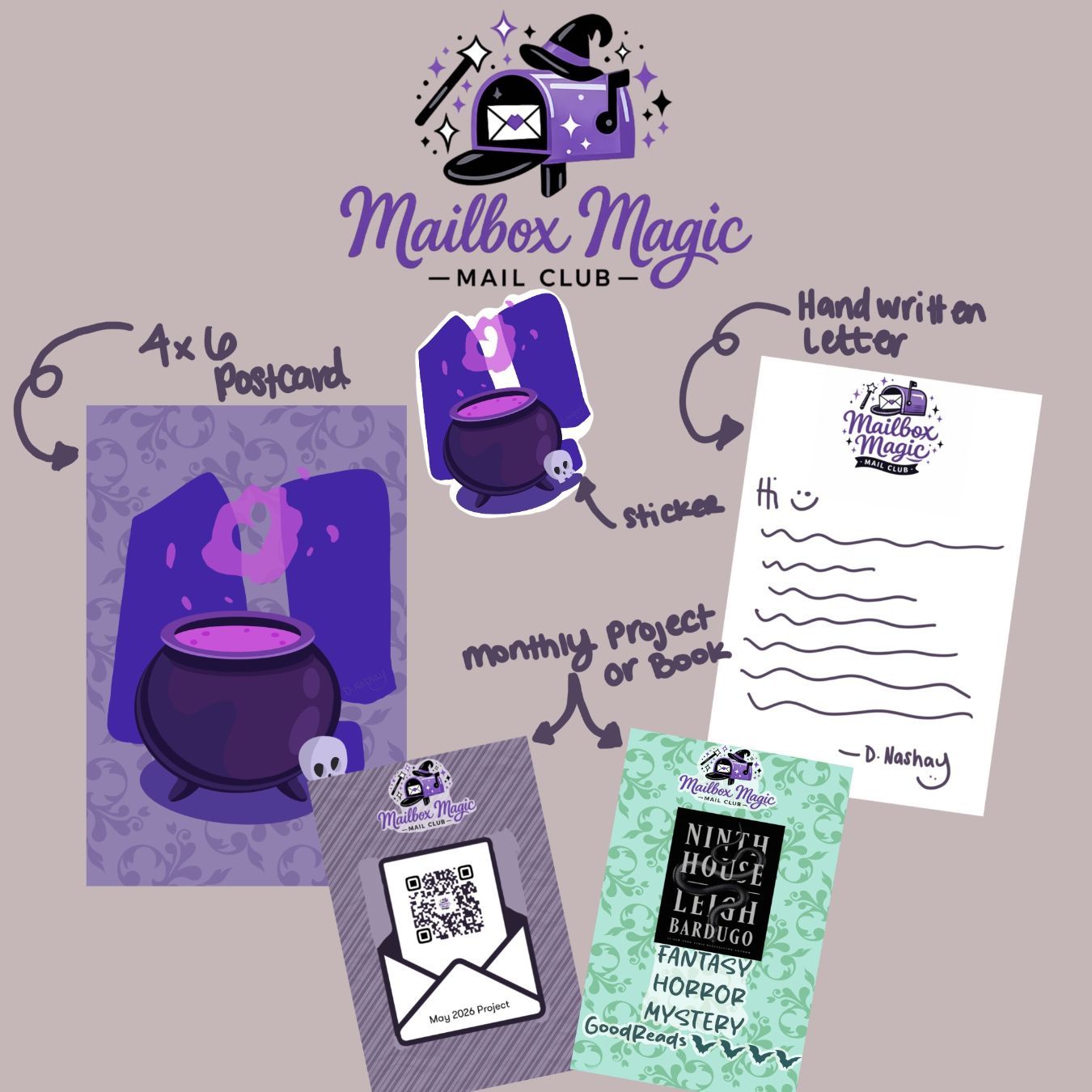 Mailbox Magic Mail Club header