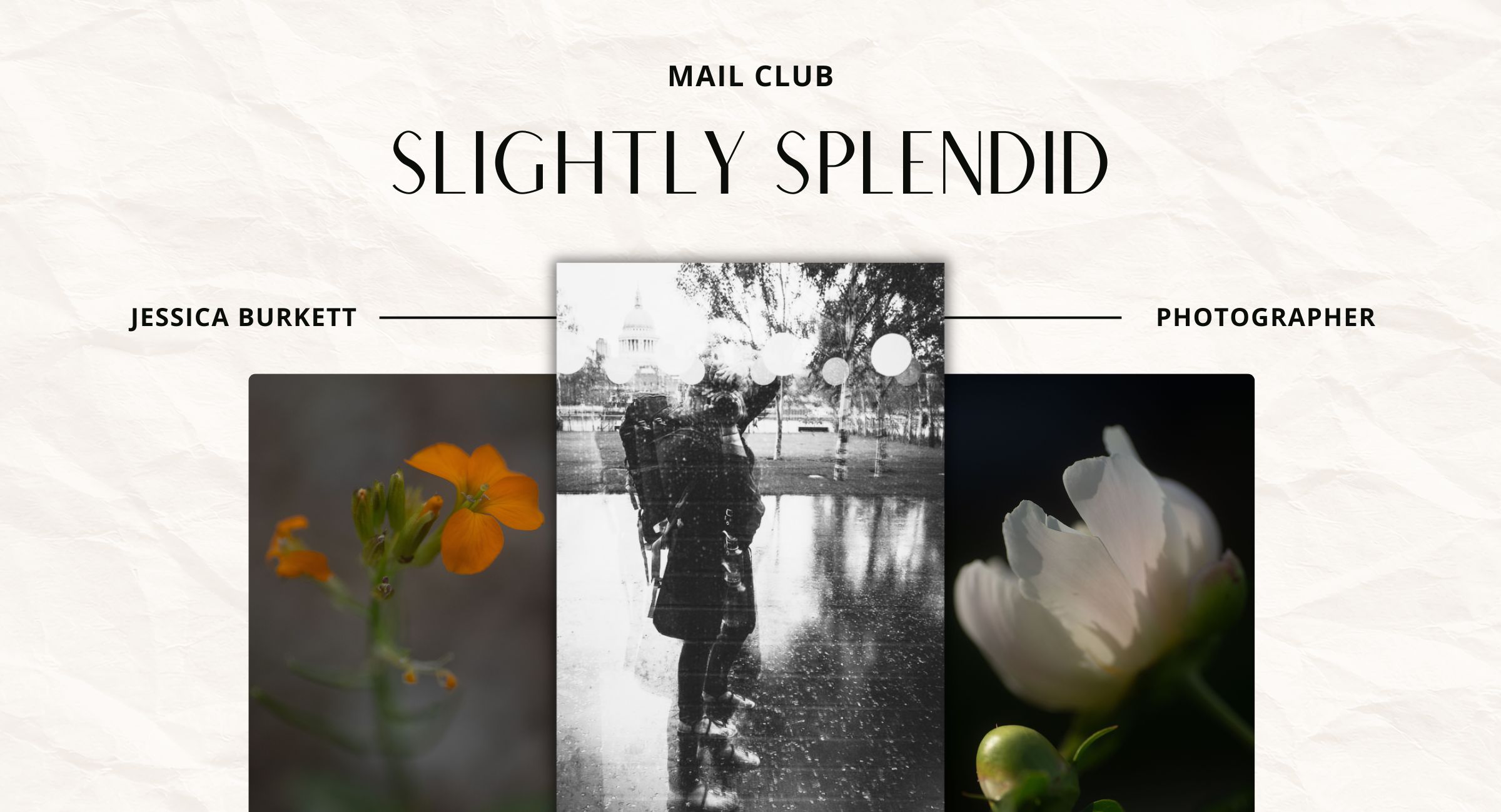 Slightly Splendid Mail Club header