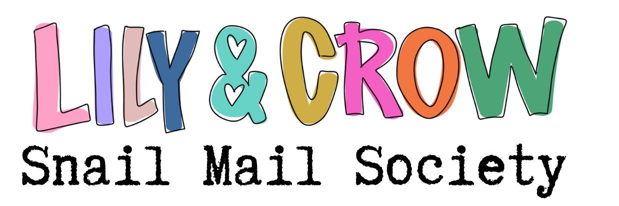 The Lily and Crow Snail Mail Society header