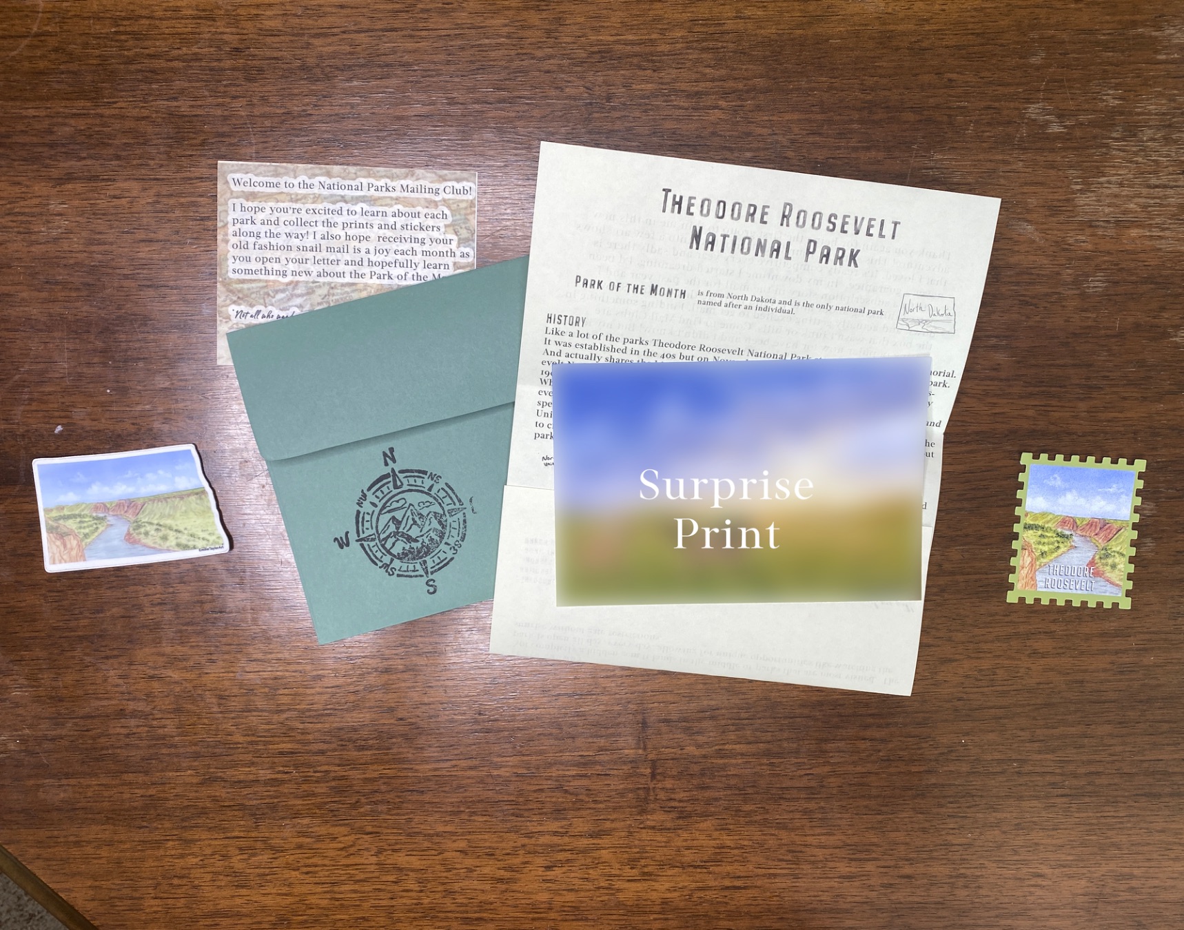 National Park Mail Club header