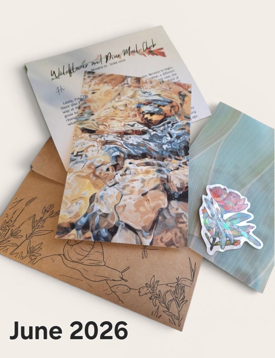 Wildflower and Pine Art Mail Club preview