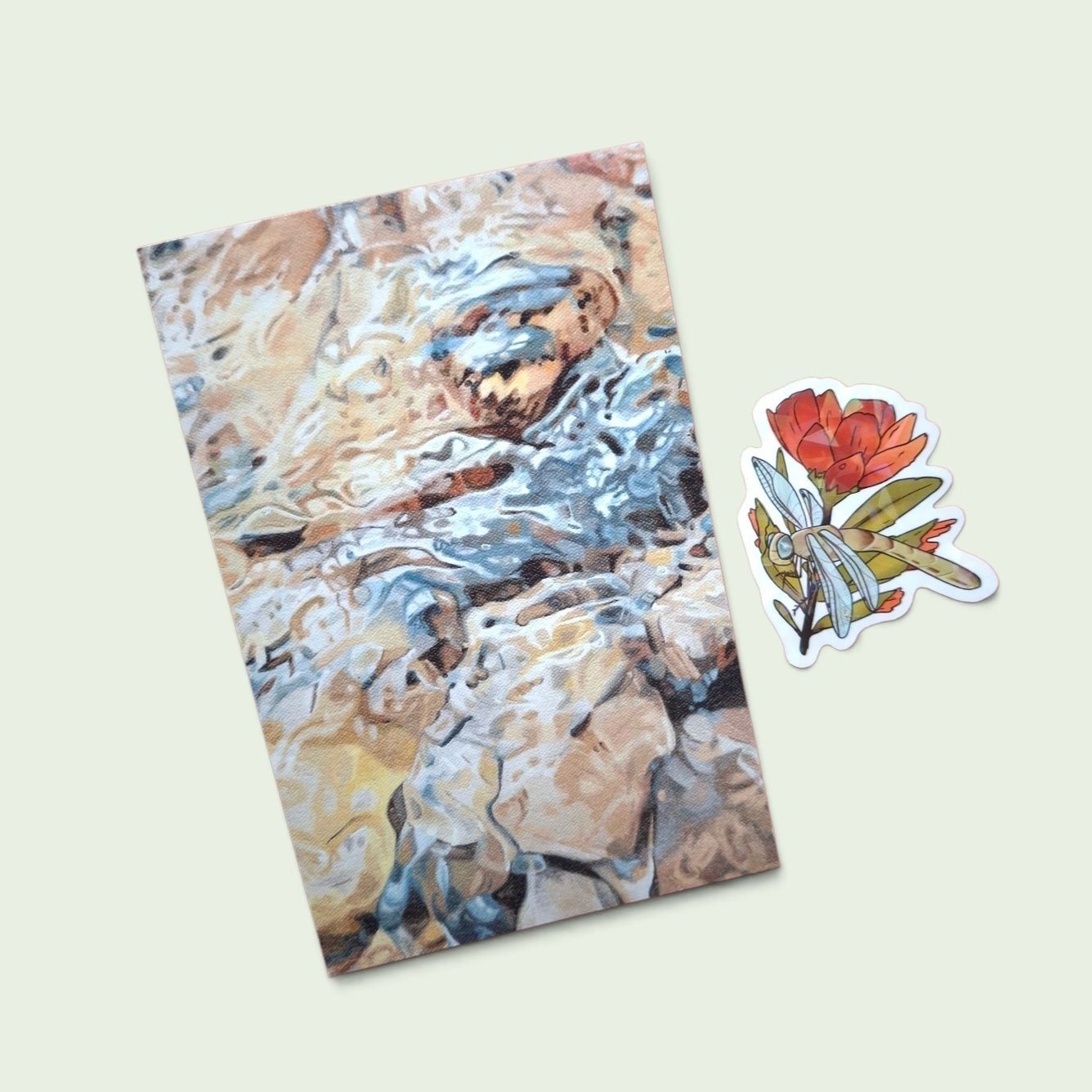 Wildflower and Pine Art Mail Club preview