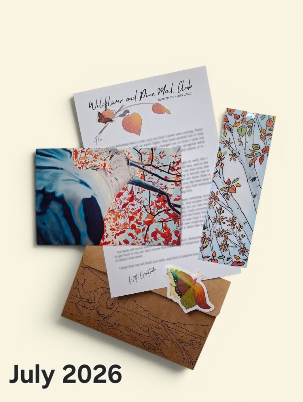 Wildflower and Pine Art Mail Club gallery image 2