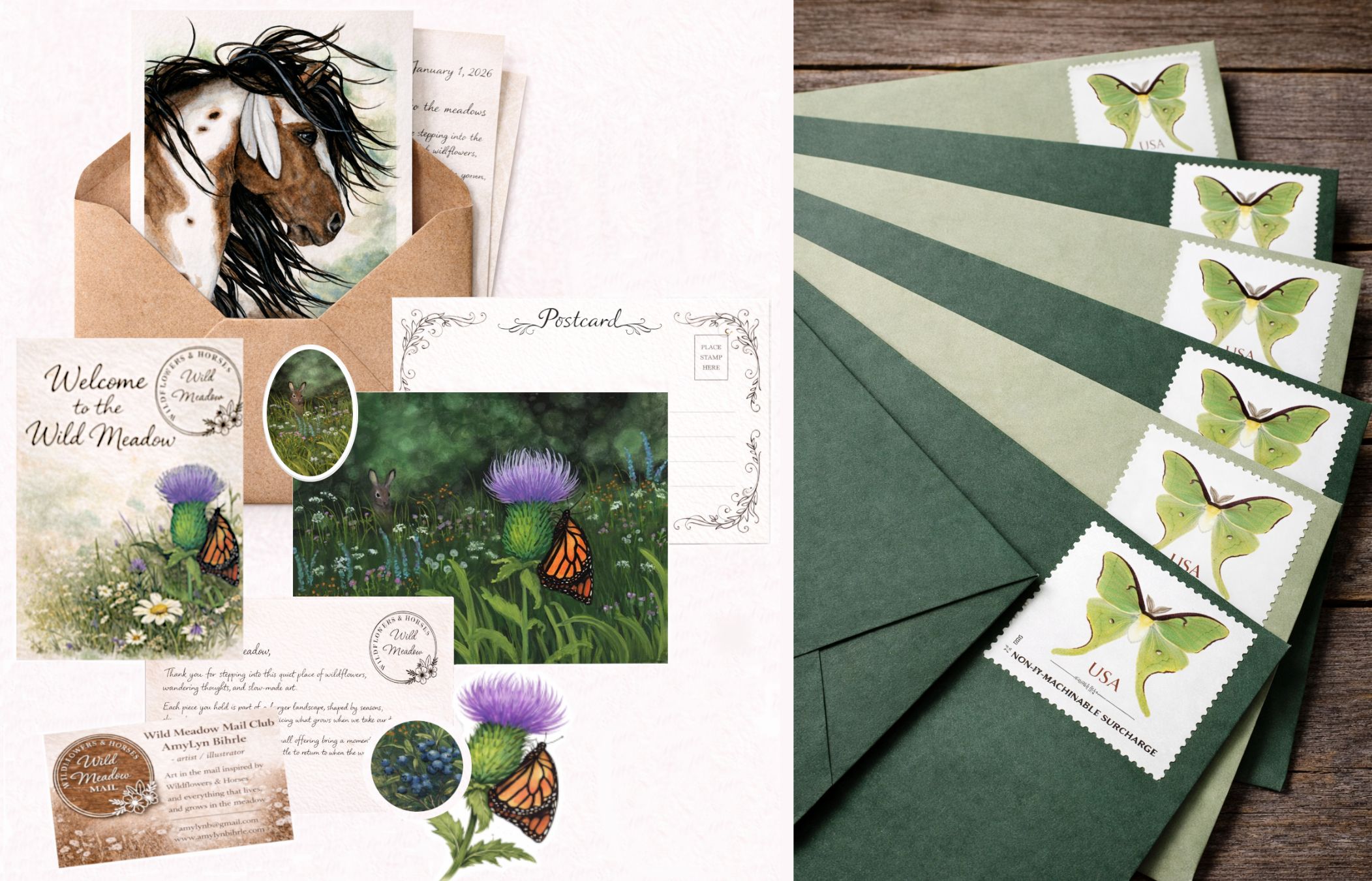 The Wild Meadow Mail Club header
