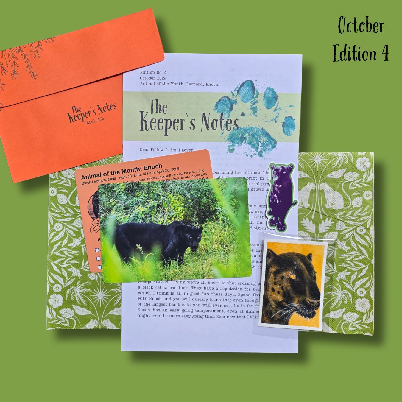 The Keeper's Notes header