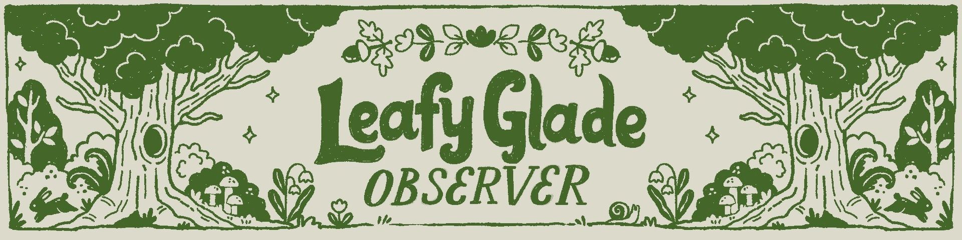 Leafy Glade Mail Club header