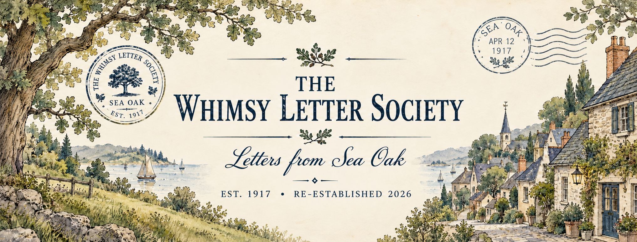 The Whimsy Letter Society header