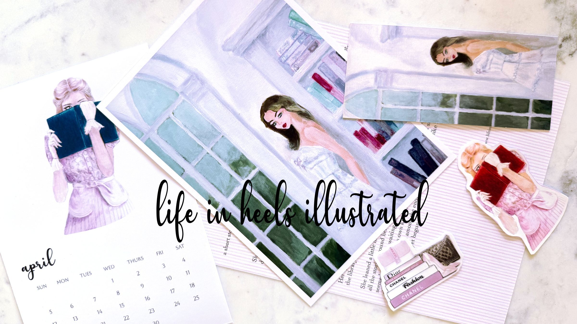 life in heels illustrated header