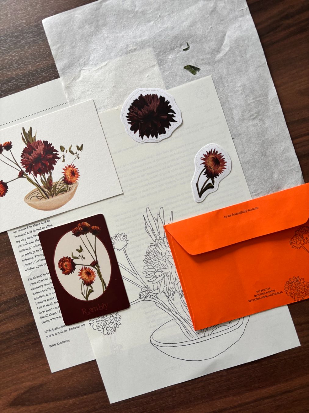 Rambly Post Mail Club header