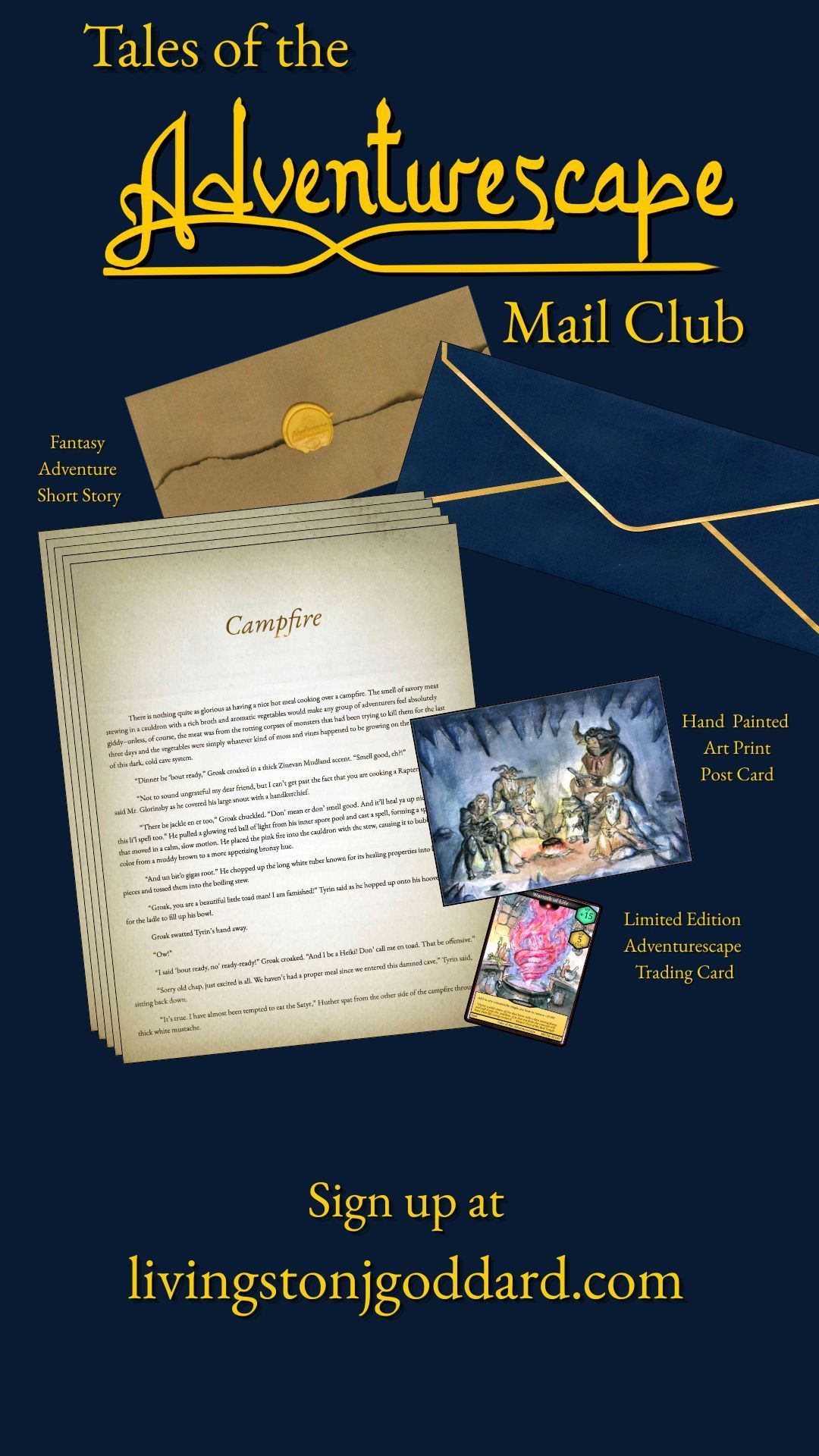 Tales of the Adventurescape Mail Club preview