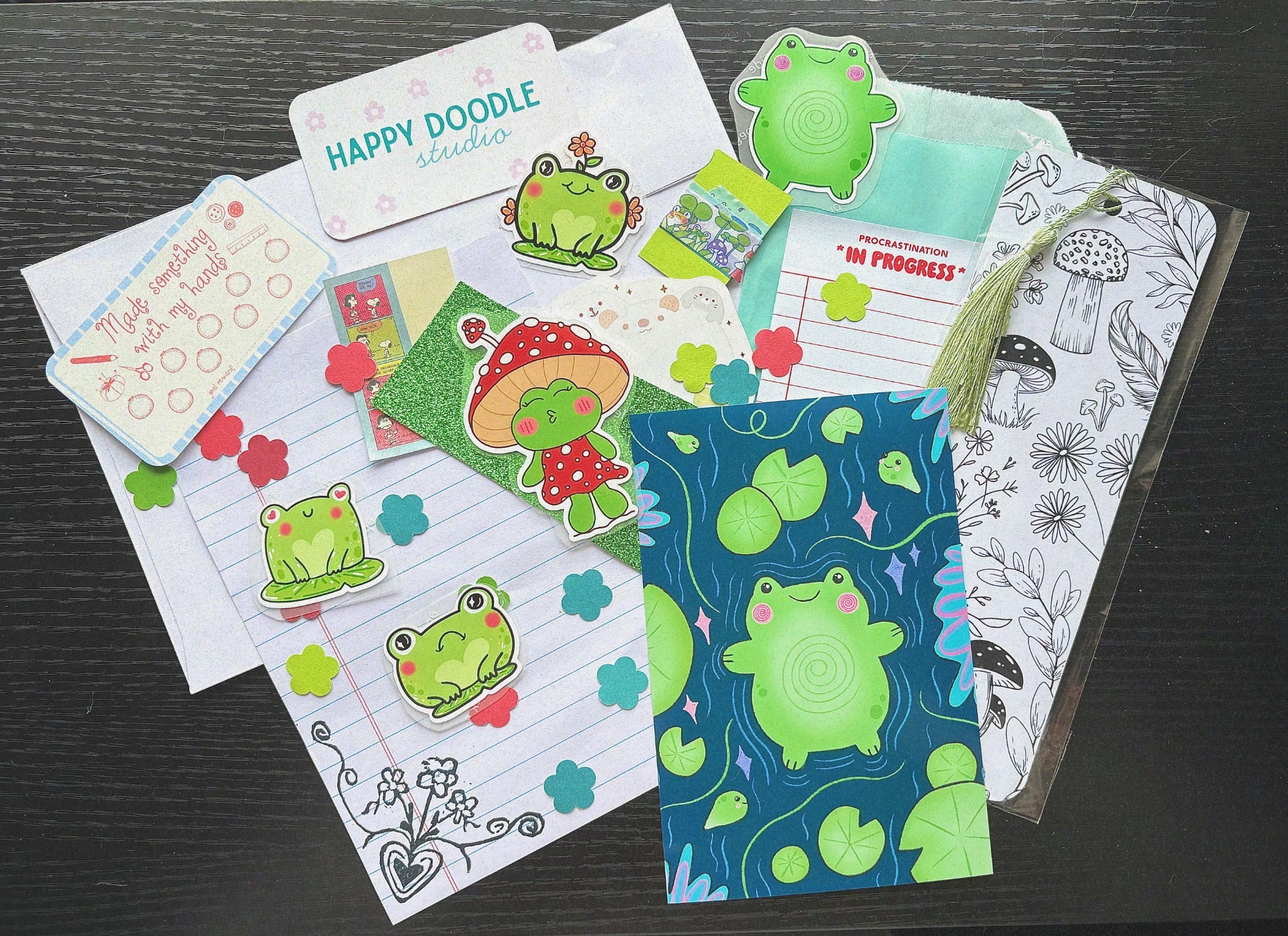 happy doodle mail club header