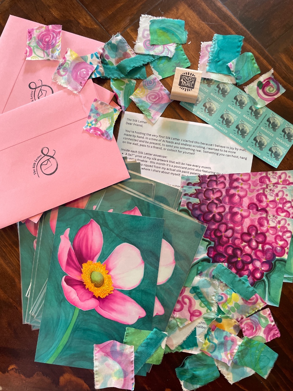 The Silk Letter header
