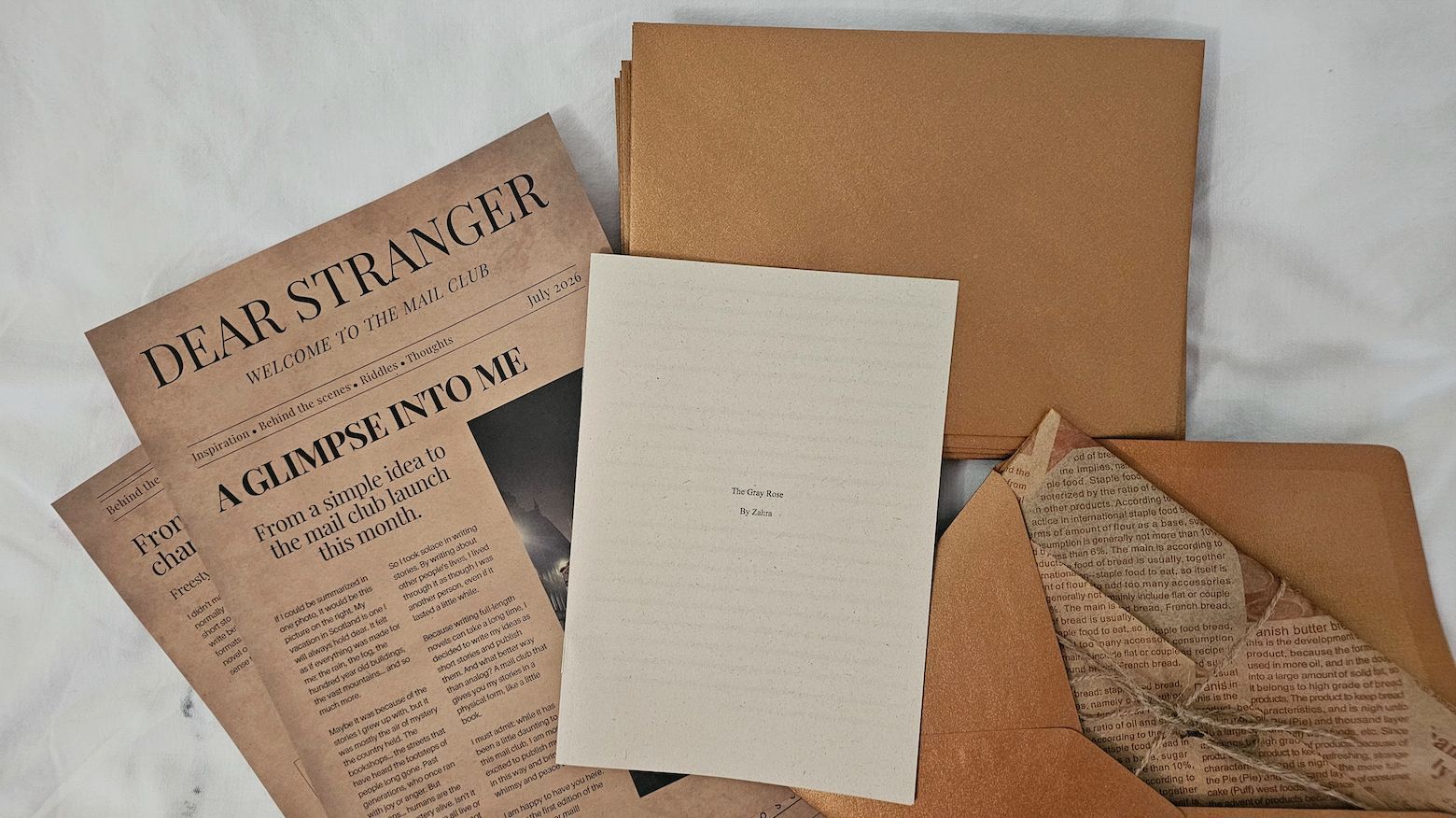Dear Stranger Mail Club preview