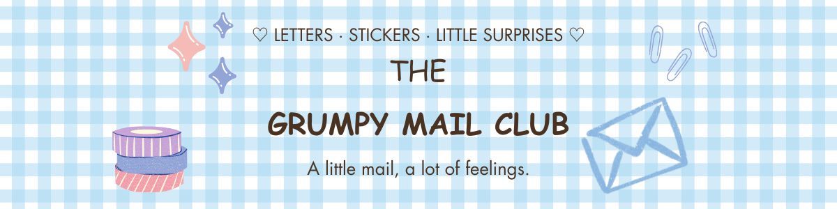 The Grumpy Mail Club header