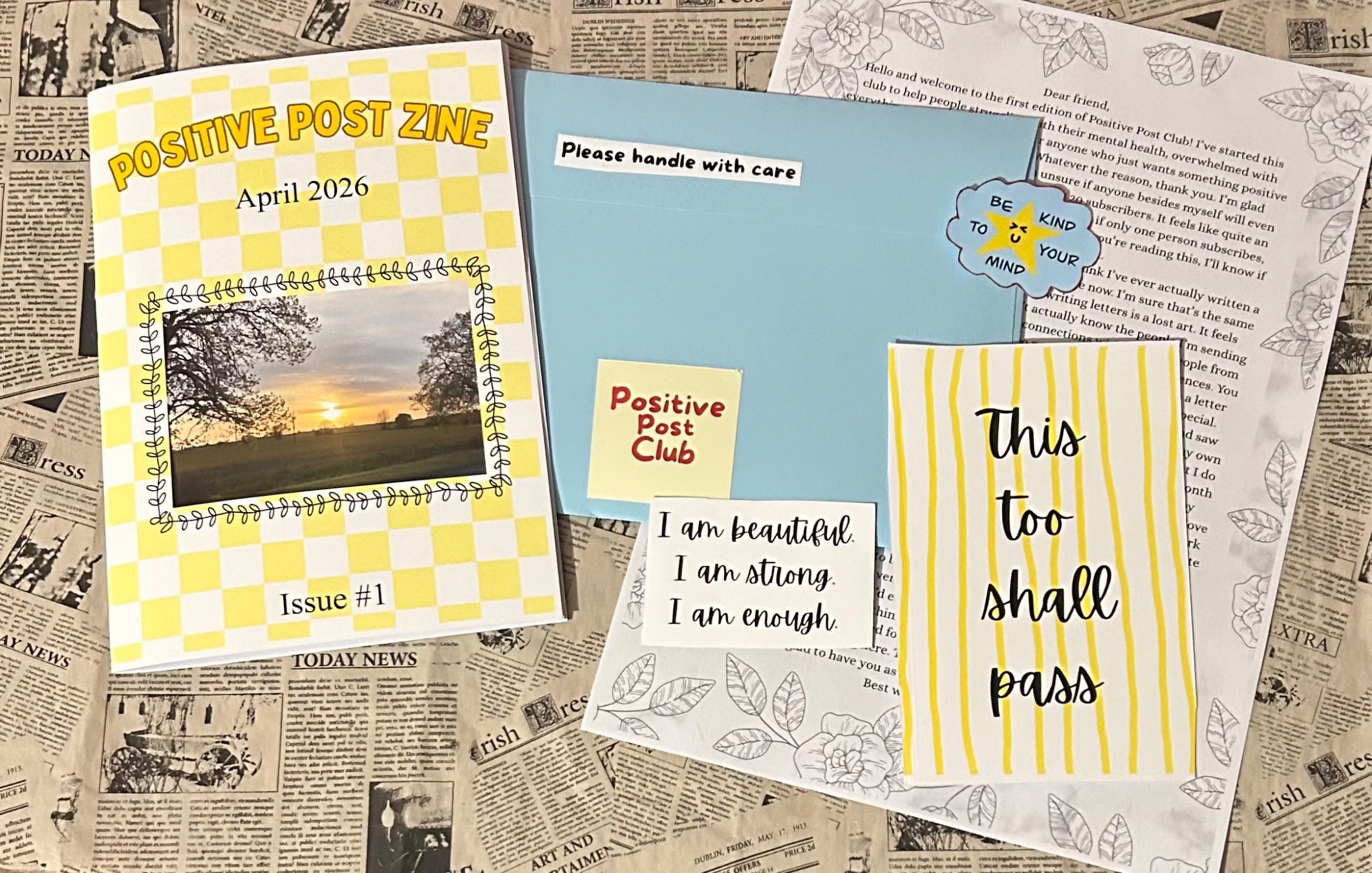 Positive Post Club header