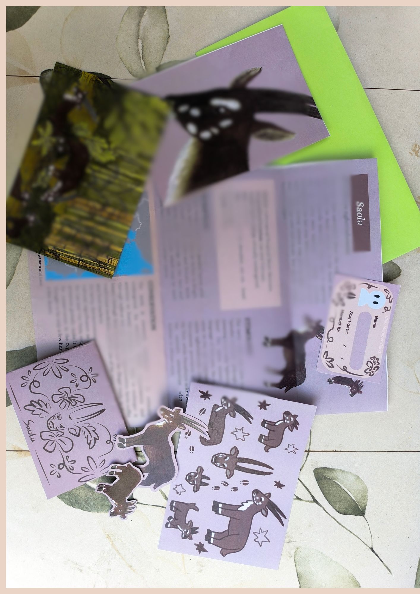 Endangered Wildlife Mail Club preview