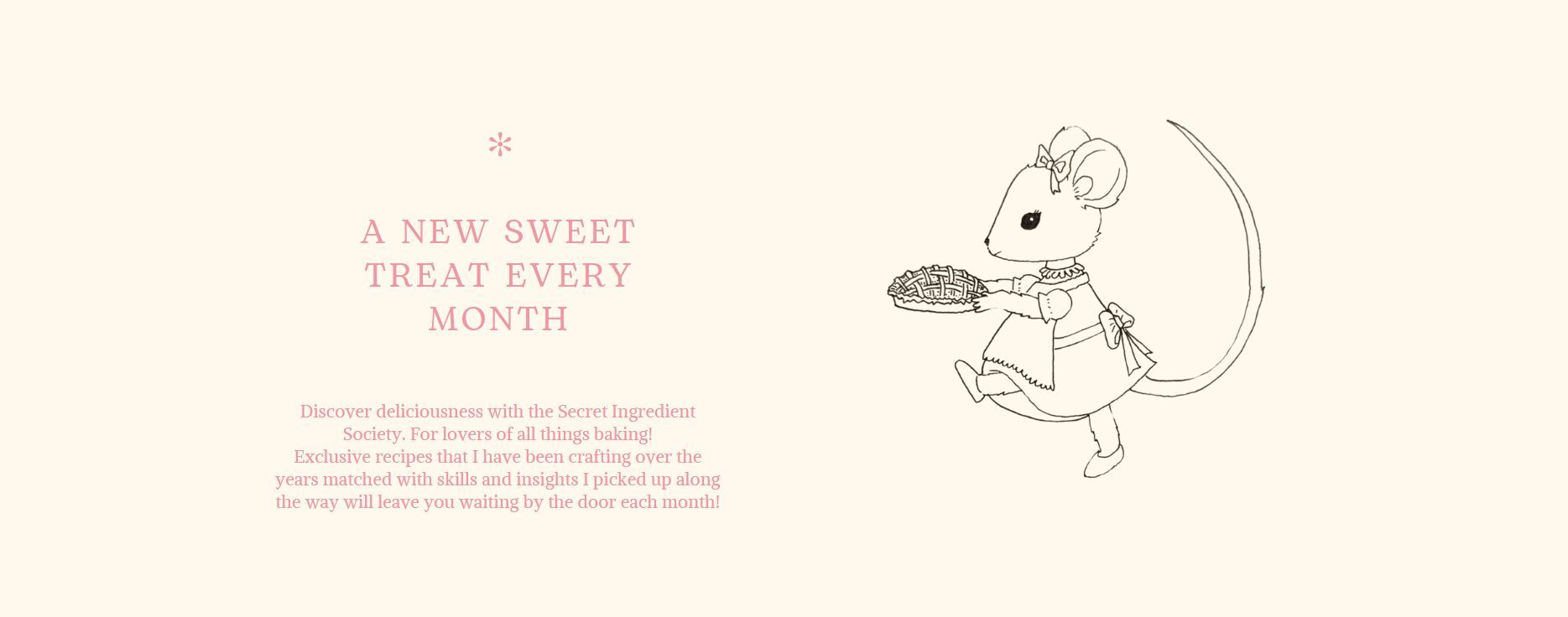 The Secret Ingredient Society header