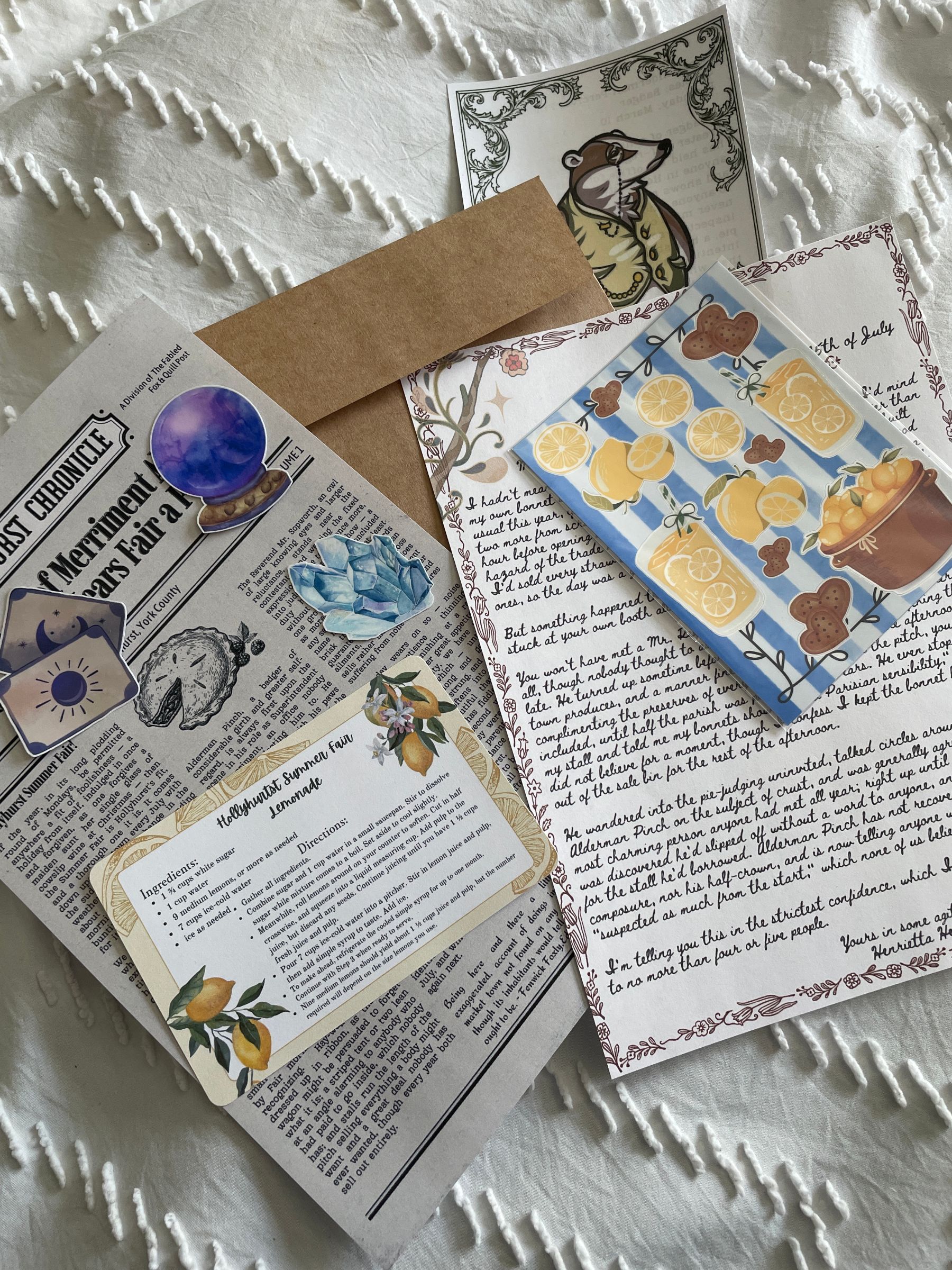 Fabled Fox & Quill Post preview