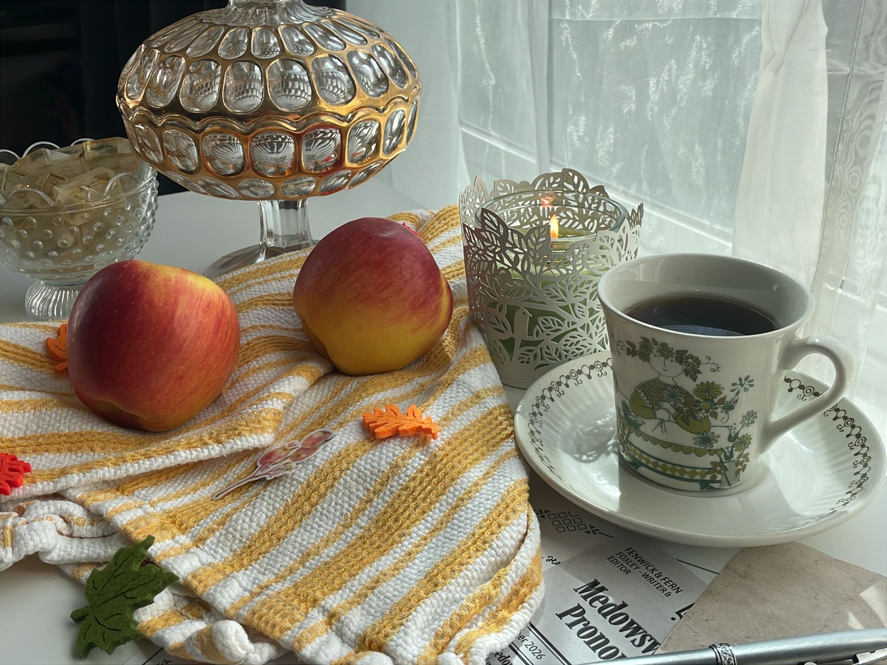 Fabled Fox & Quill Post ~ Hollyhurst Awaits header