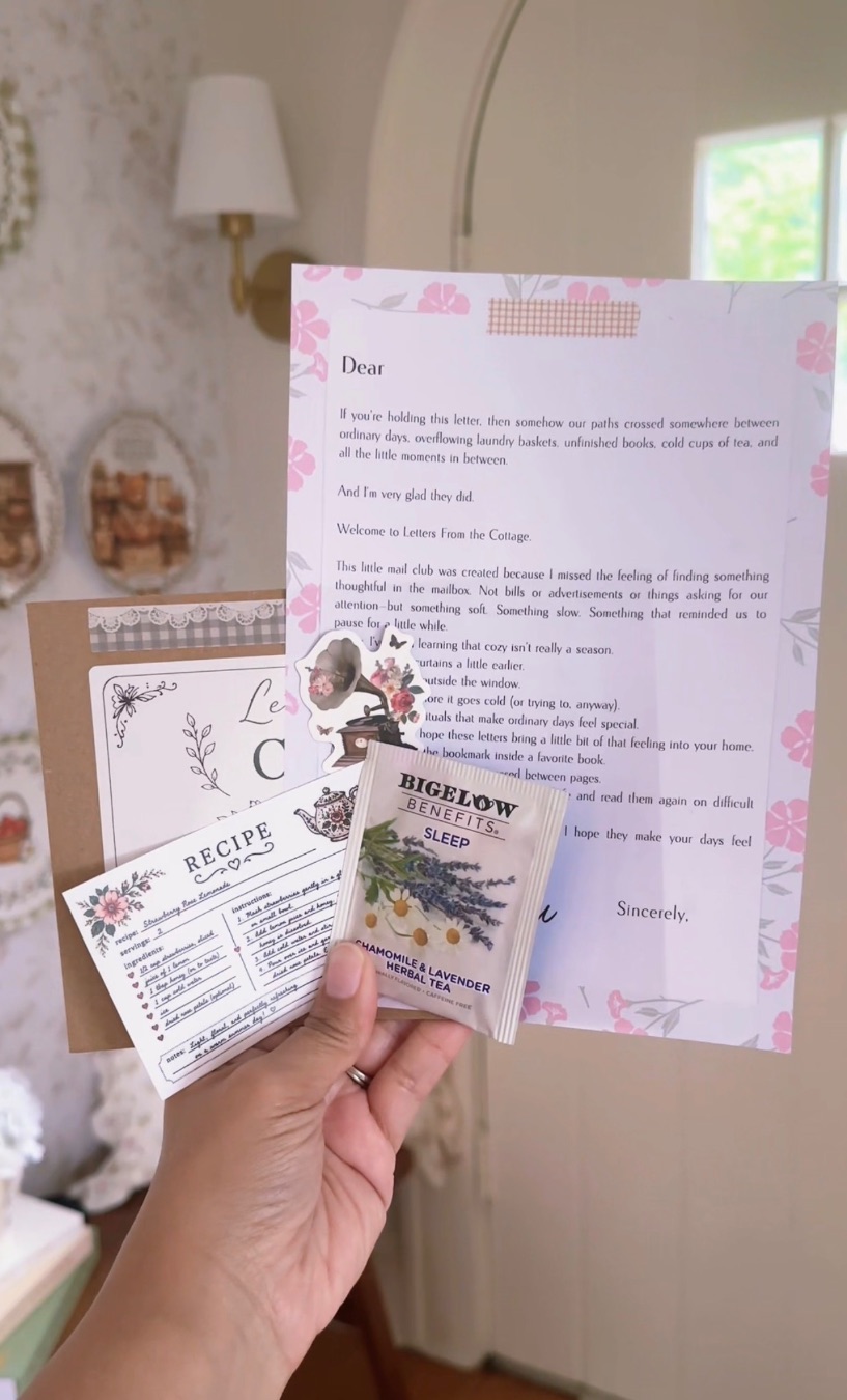 Letters From the Cottage Lite header