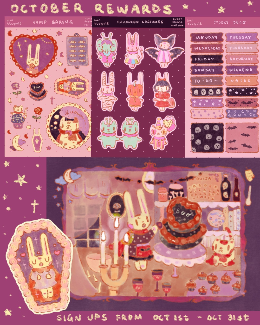 Sweet Dreams Mail Club header