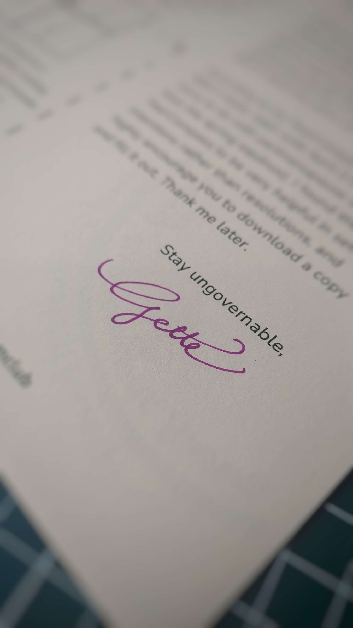 Ungovernable preview