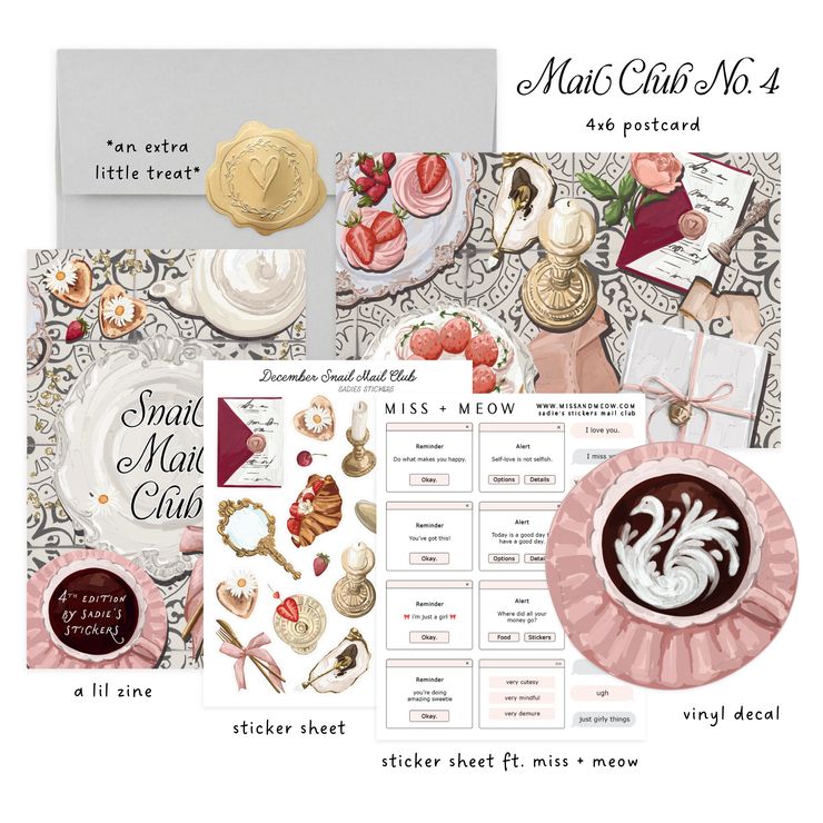 Sadie's Snail Mail Club header