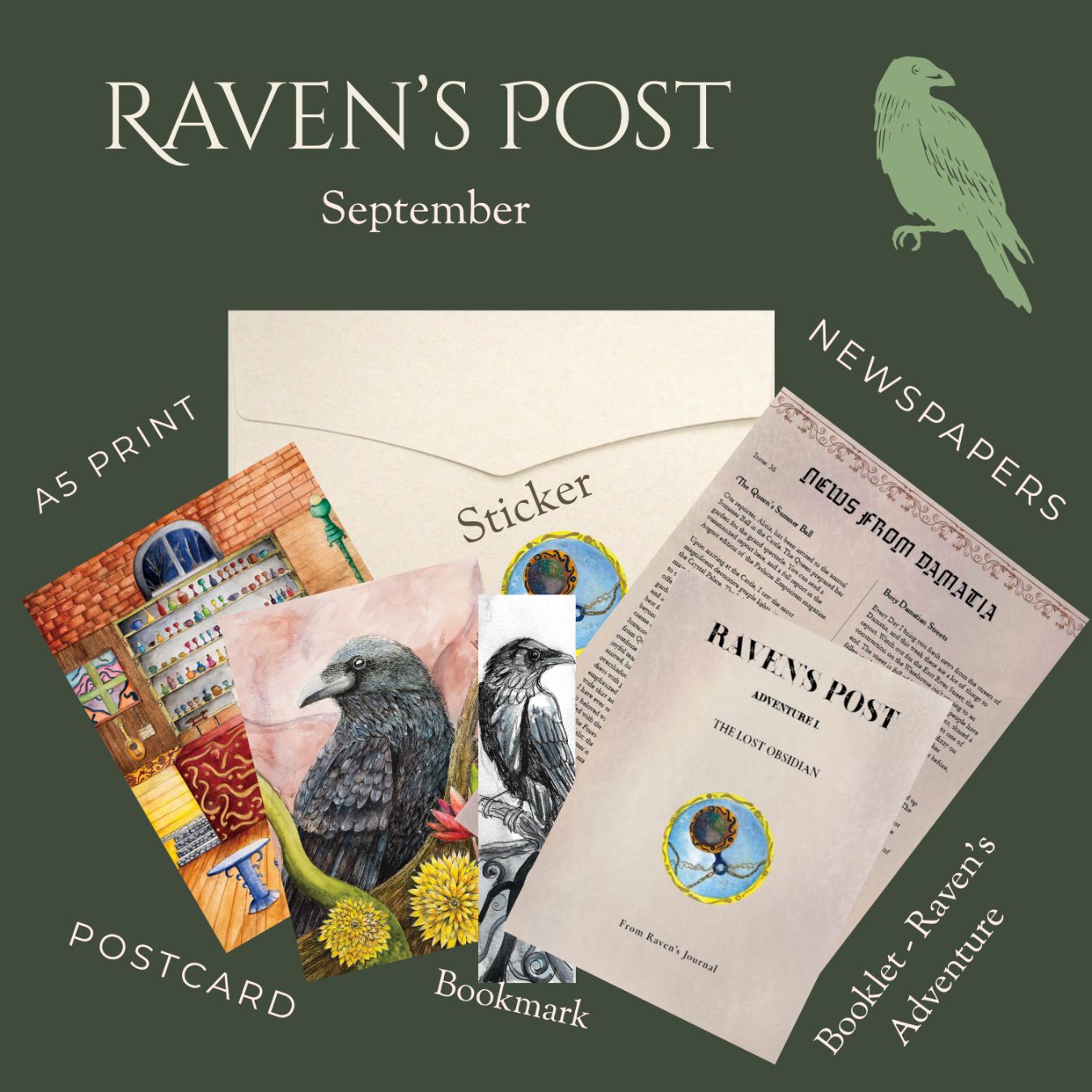 Raven's Post header