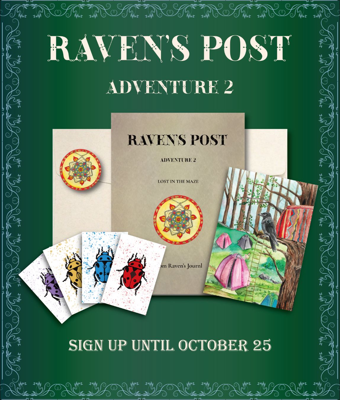 Raven's Post header