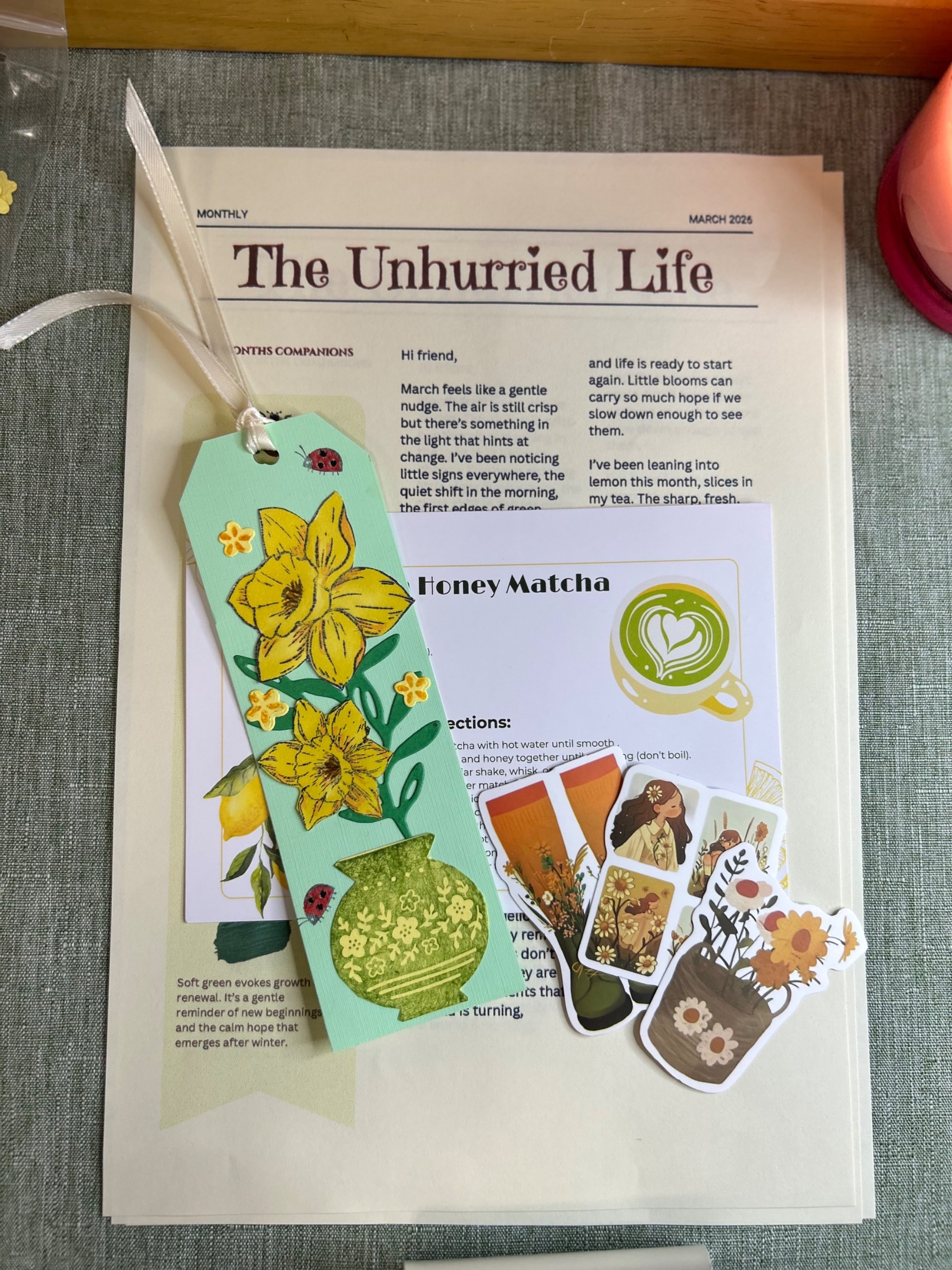 The Unhurried Life Letters preview