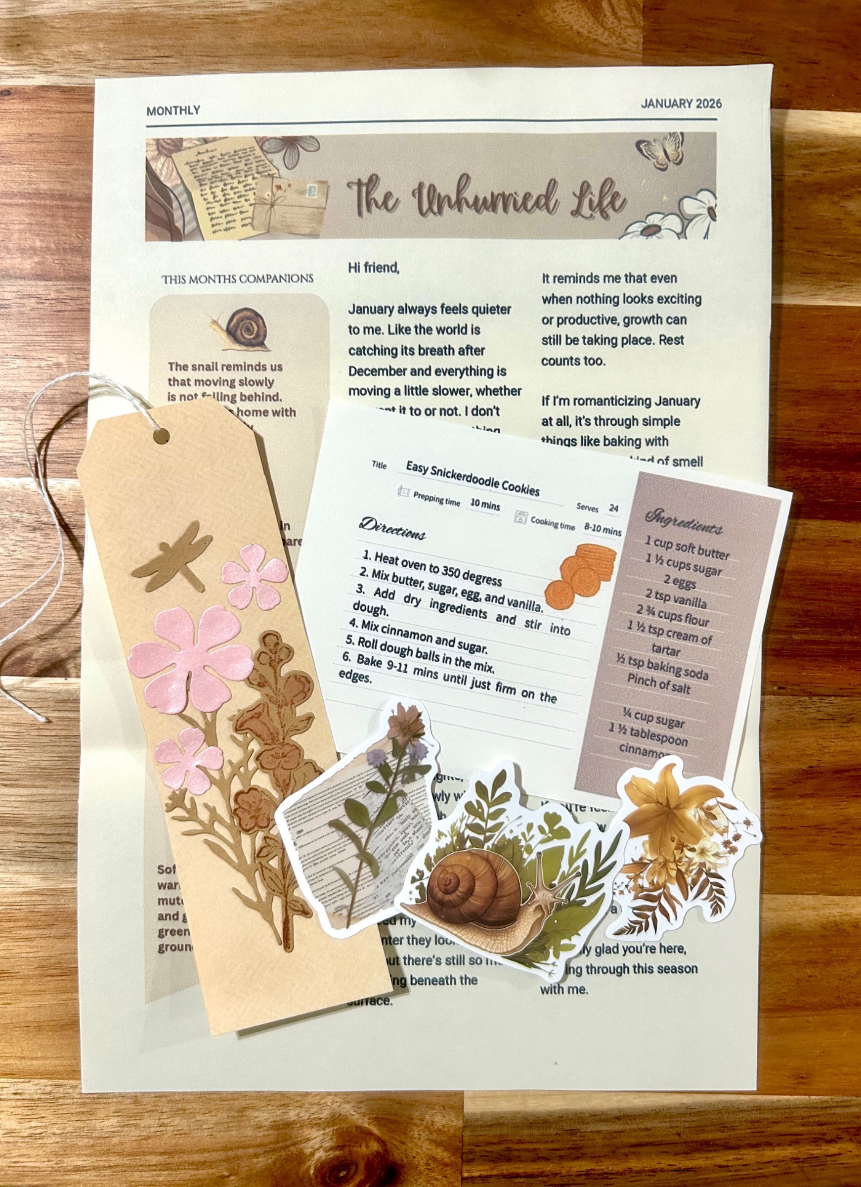 The Unhurried Life Letters gallery image 2