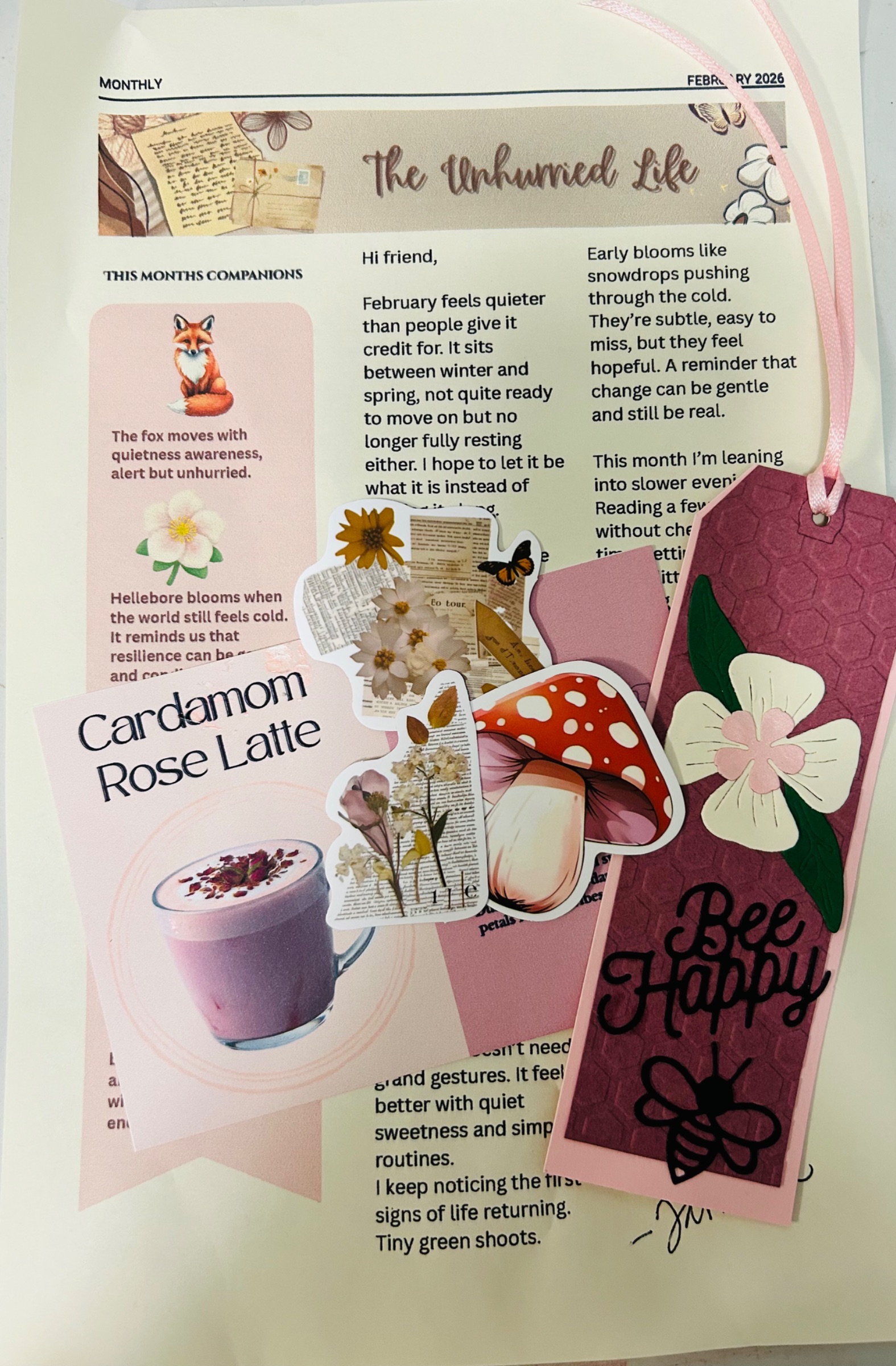 The Unhurried Life Letters gallery image 3