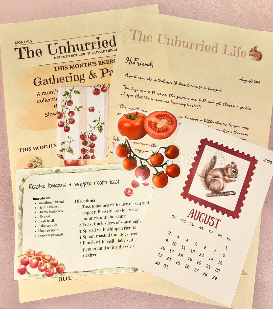The Unhurried Life Letters gallery image 4