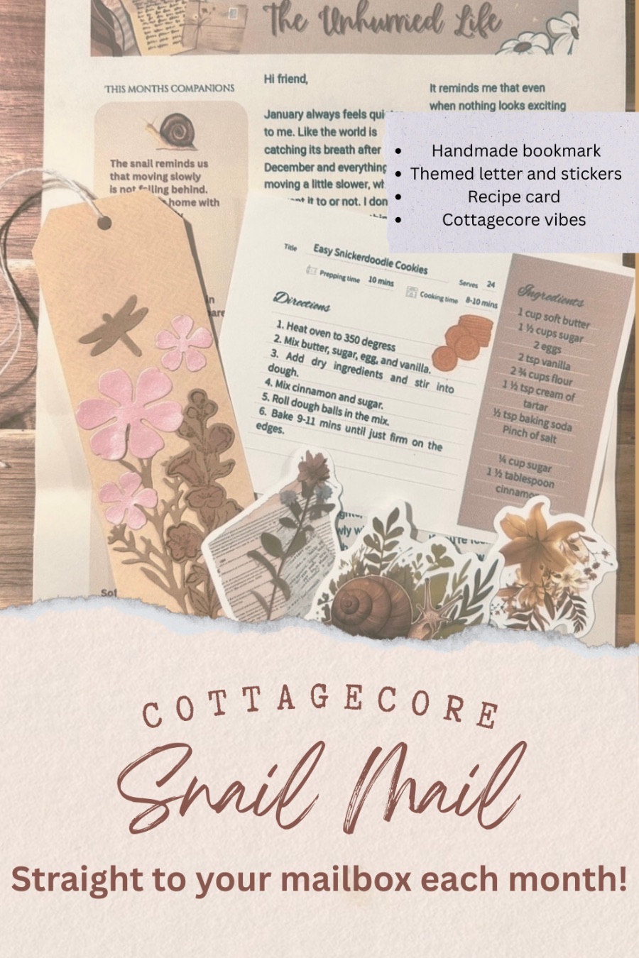 The Unhurried Life Letters header