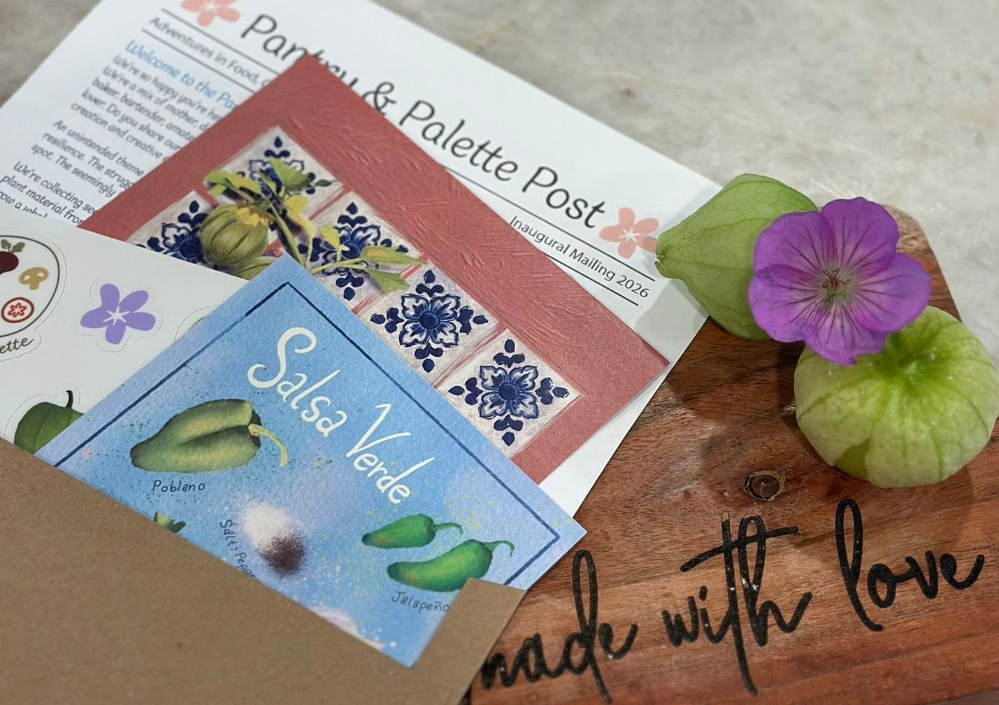 Pantry & Palette Post header