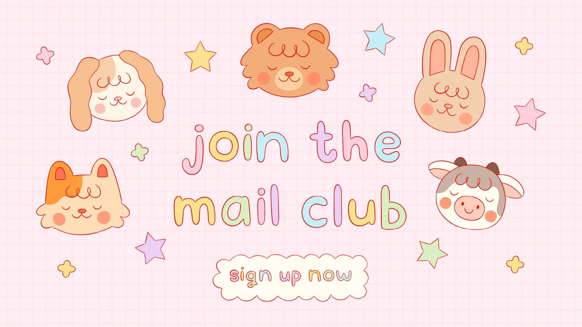Happy Beans Mail Club header