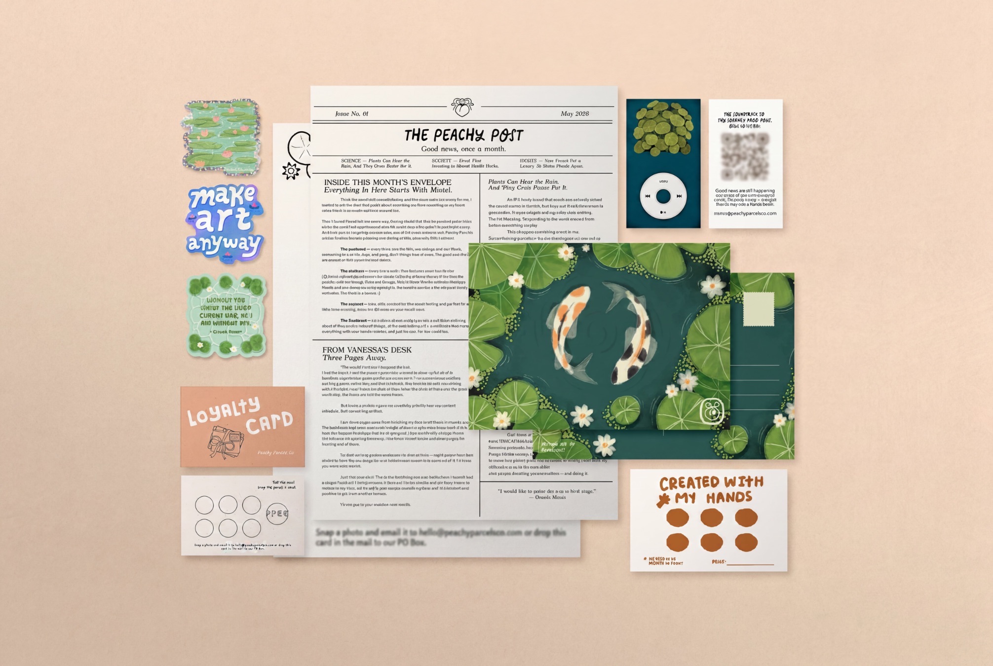 Peachy Parcels Co. header