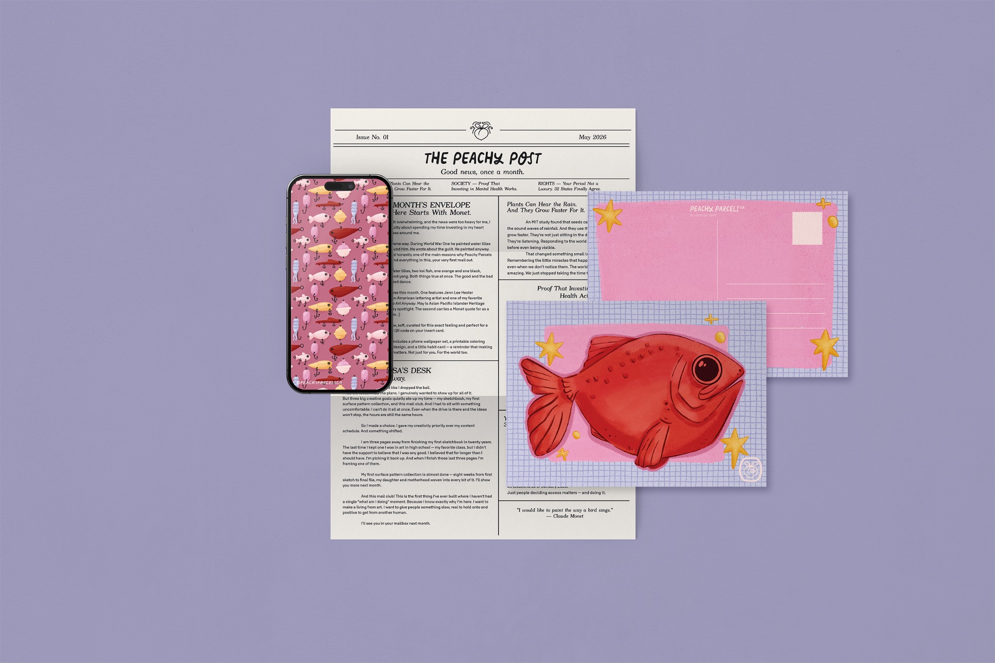 Peachy Parcels Co. header