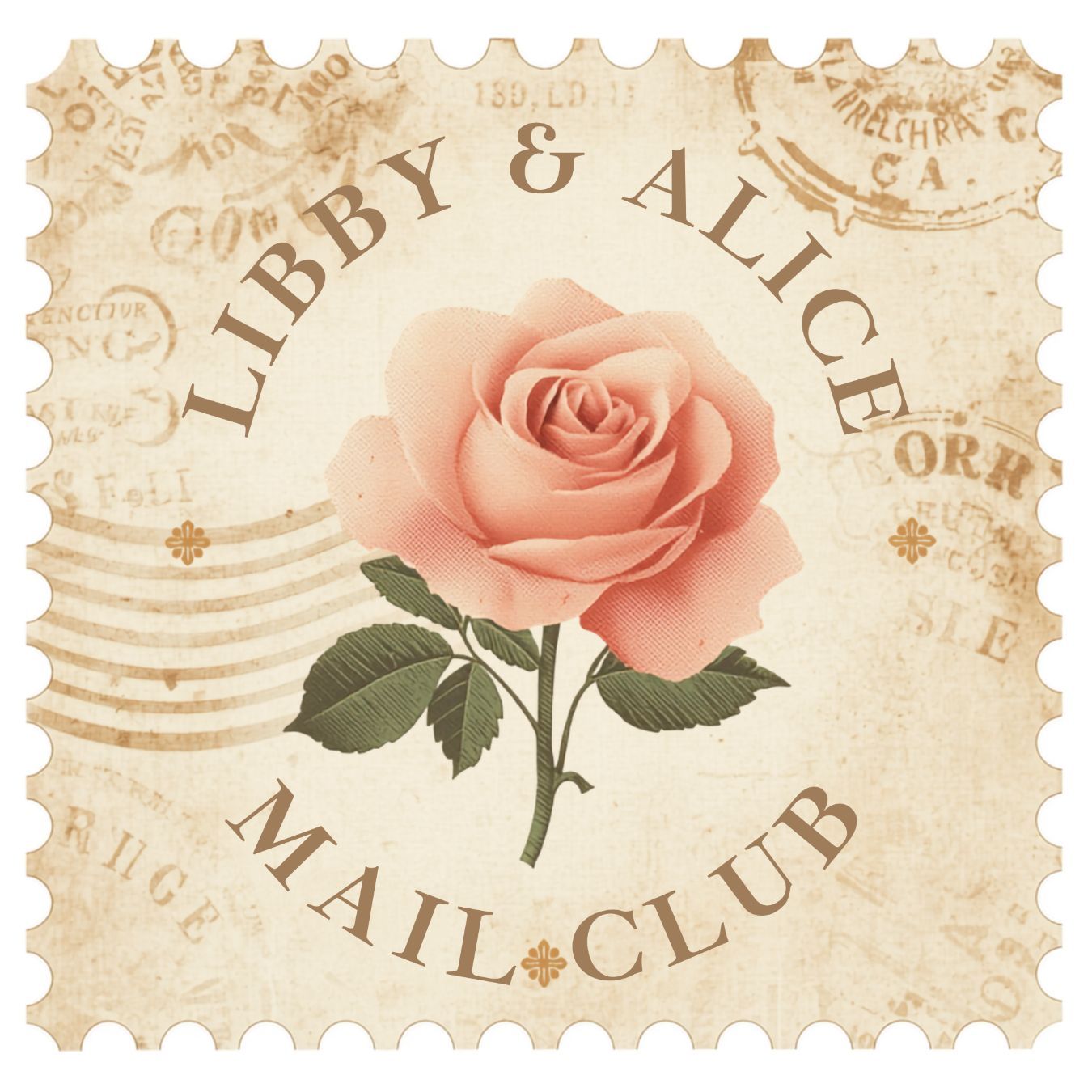 Libby and Alice Mail Club header