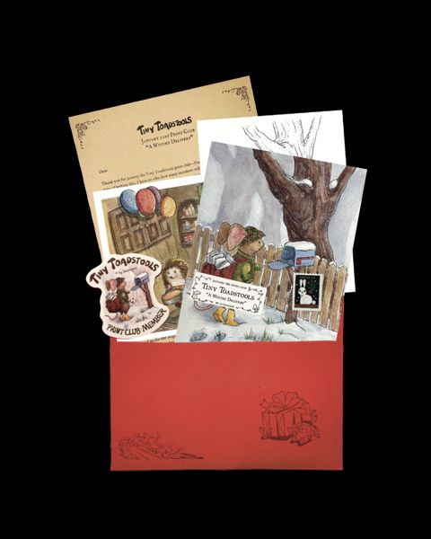 Tiny Toadstools Print Club preview