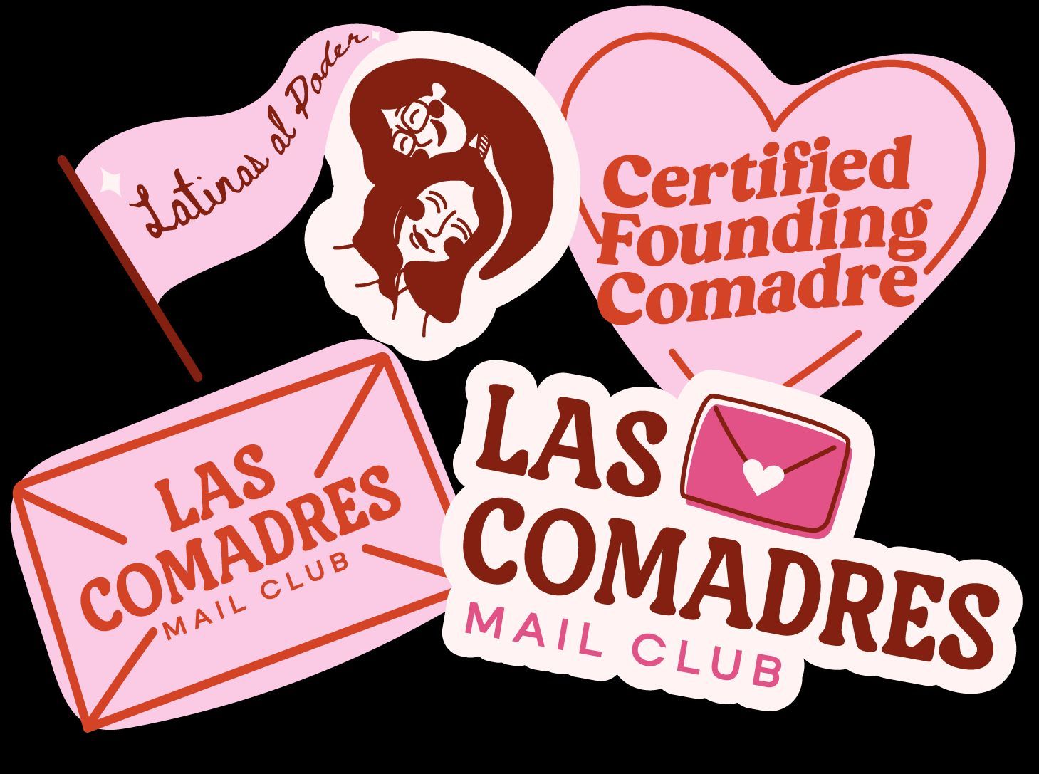 Las Comadres Mail Club header