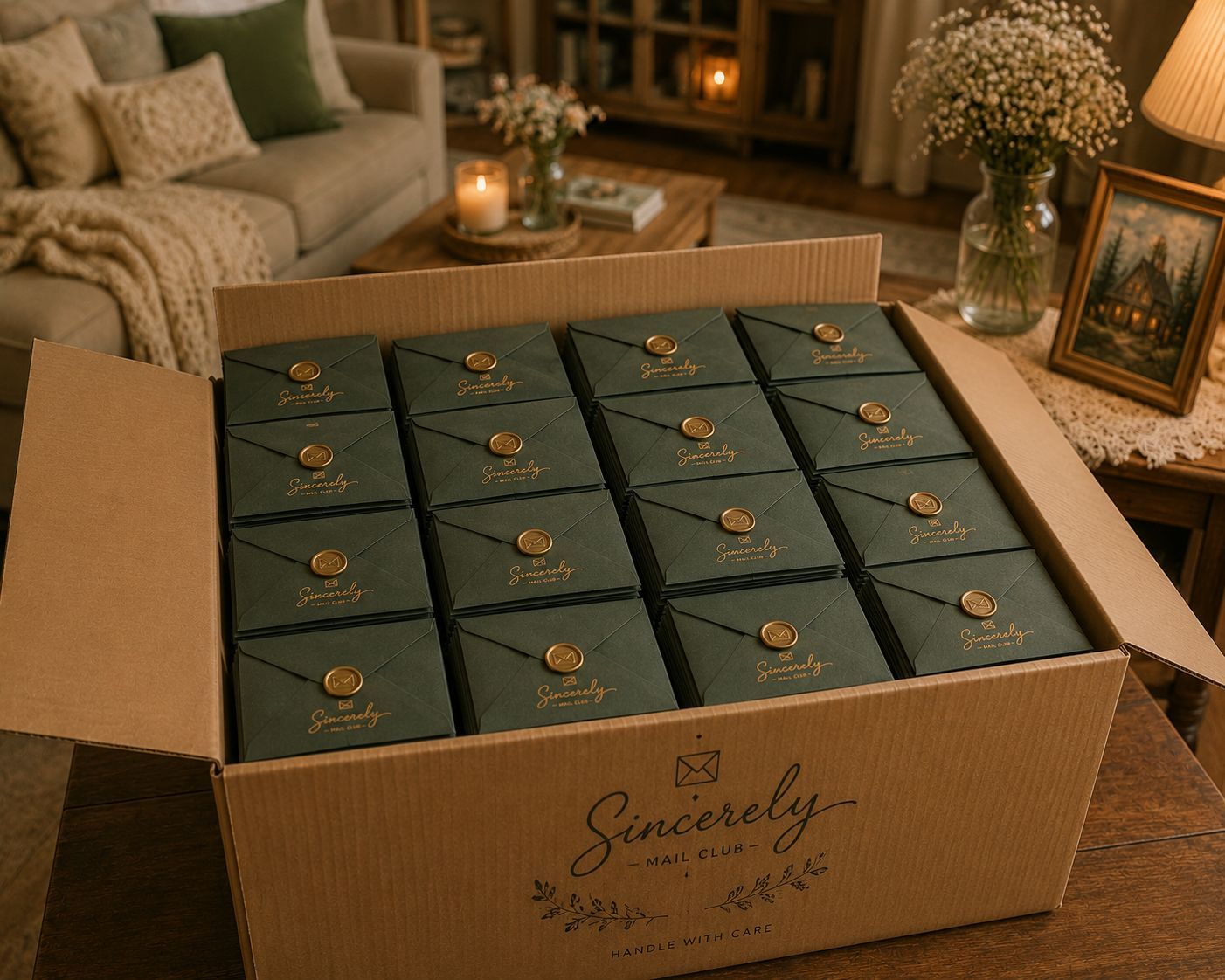 Sincerely Mail Club header