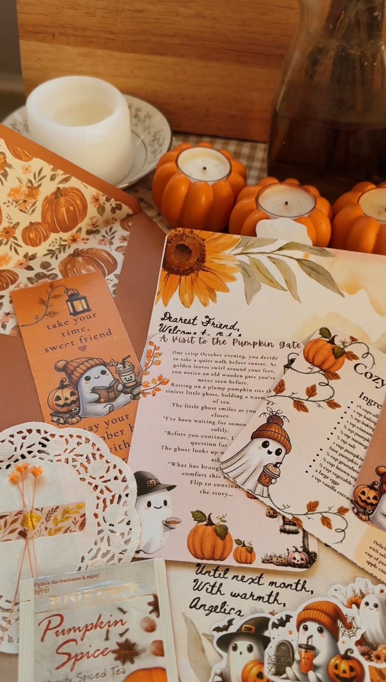 Letters From the Cottage October Edition header