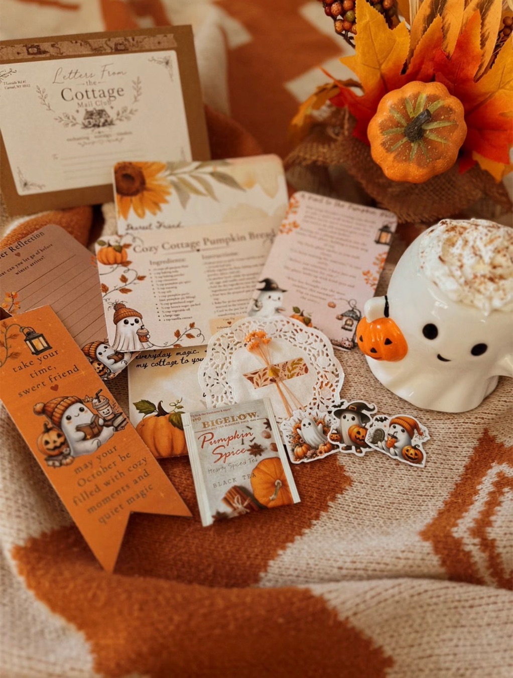 Letters From the Cottage October Edition header