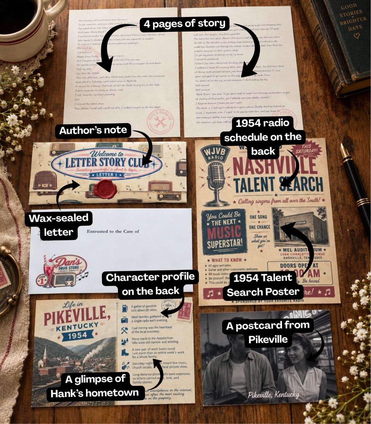 Letter Story Club header