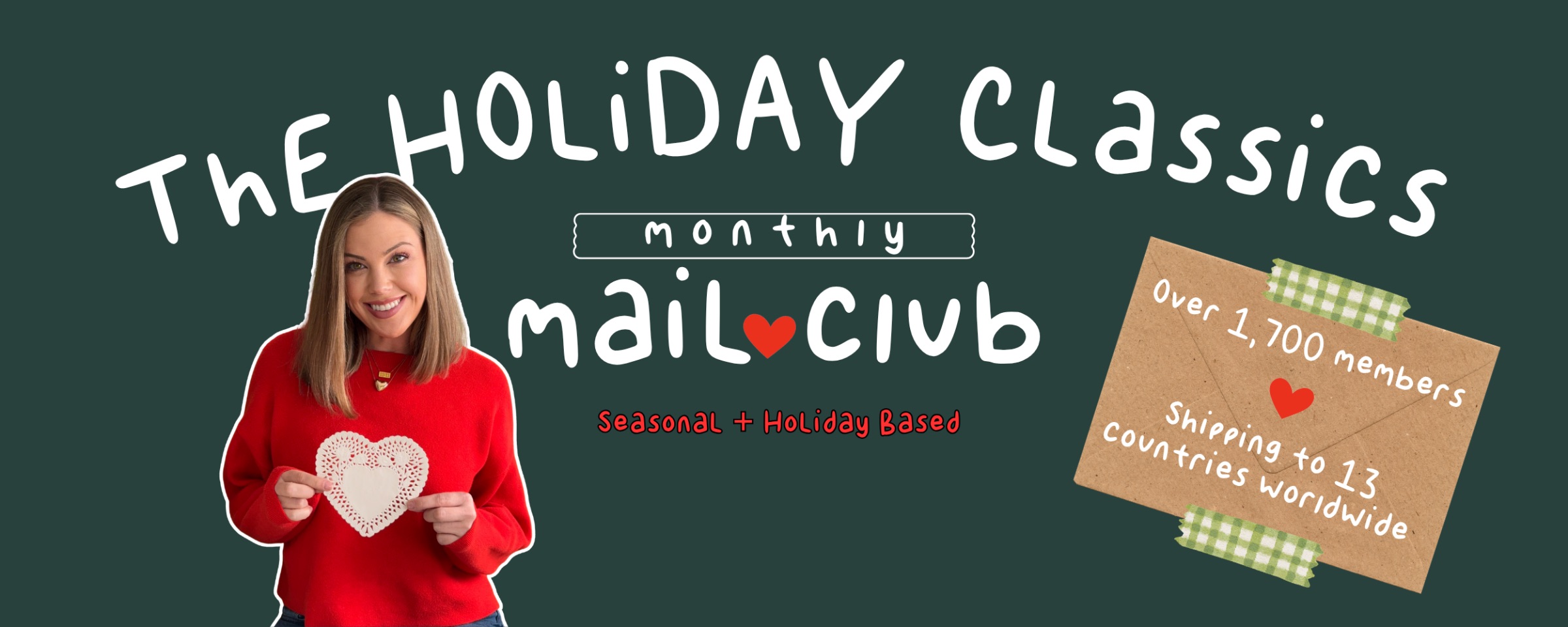 The Holiday Classics Mail Club header