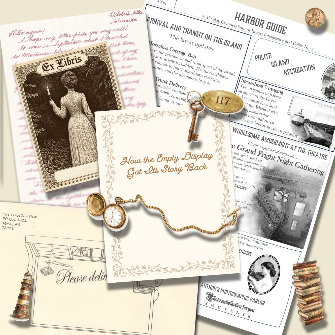 The Traveling Desk header